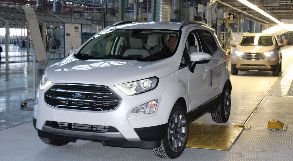 В Европе стартовало производство Ford EcoSport с комплектующим из России