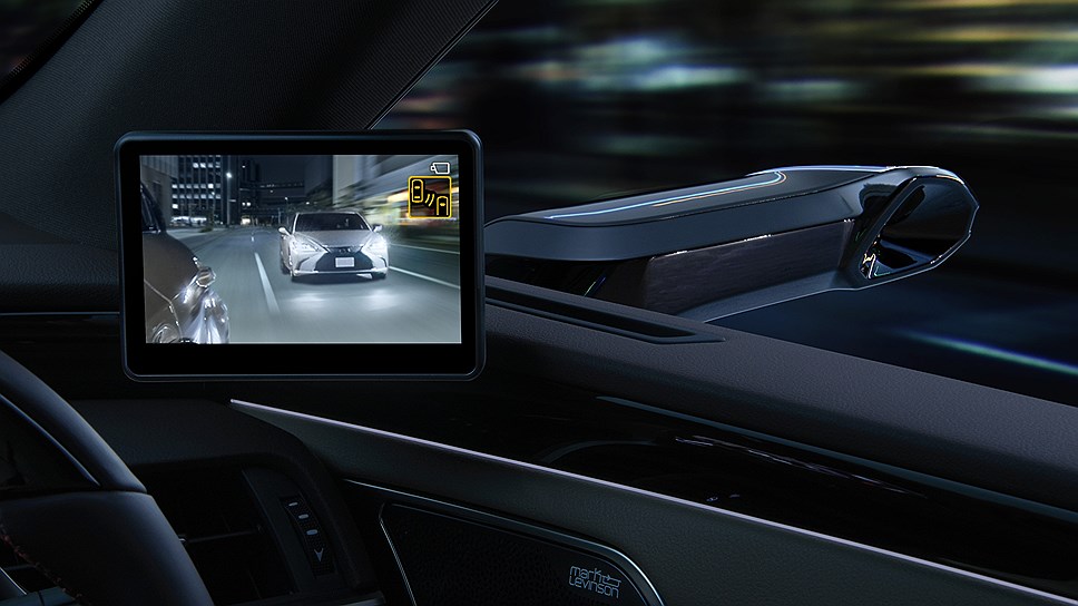 Lexus начал продажи нового седана Lexus ES с камерами вместо зеркал