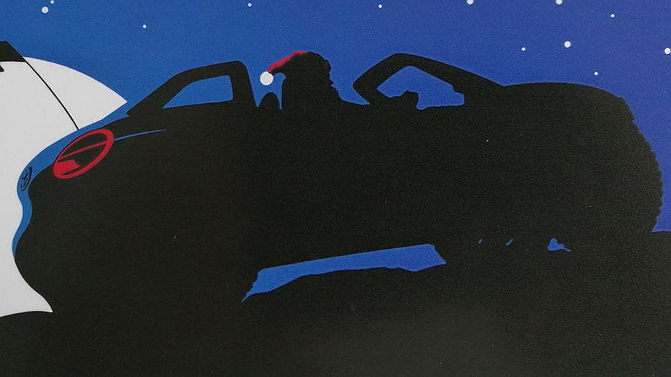 Volkswagen показал электрический багги на рождественской открытке