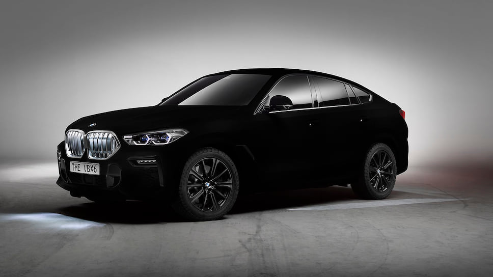 BMW выпустила первый самый чёрный в мире BMW X6