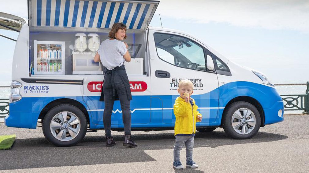 Nissan выпустил электрический фургон для мороженого