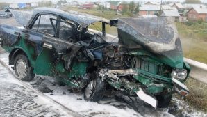 Жесткое ДТП «BMW» и «Москвича» произошло на трассе Лермонтов – Черкесск