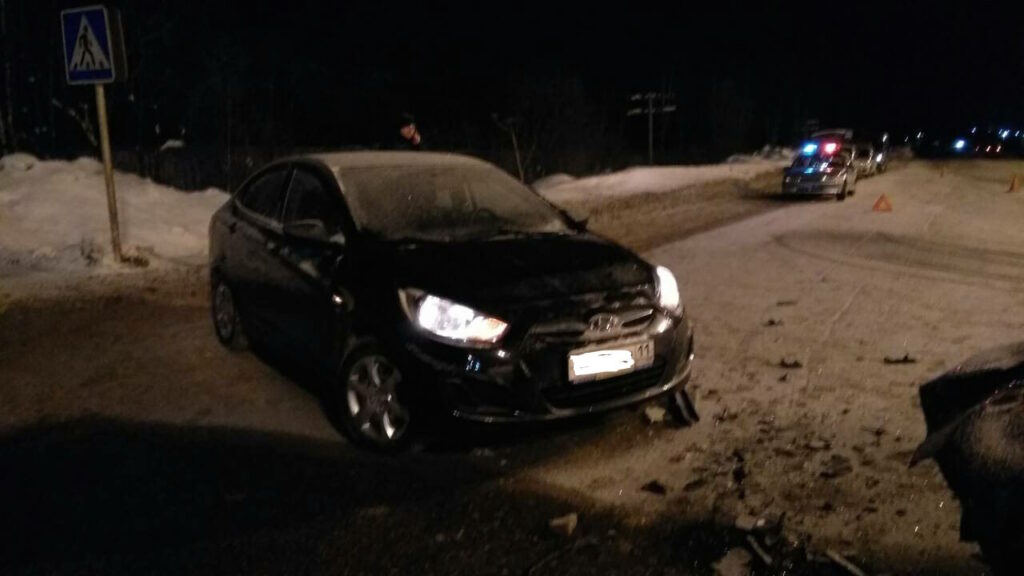 В аварии на трассе Сыктывкар-Эжва пострадали отец и маленькая дочь