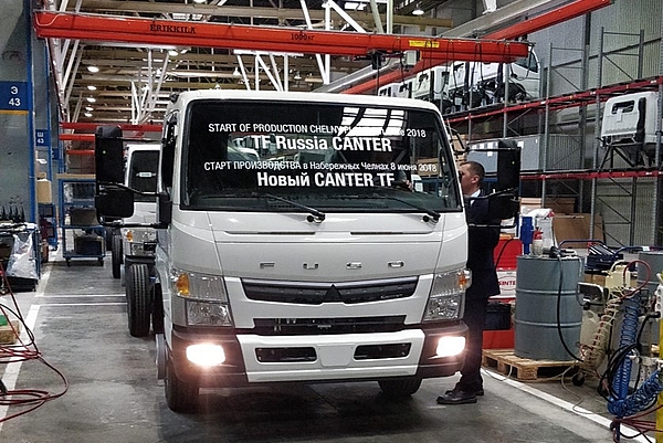 СП КамАЗа и Daimler запустило производство нового грузовика Canter TF‍