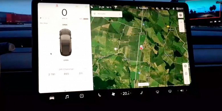 Водитель Tesla Model 3 установил новый рекорд, проехав за сутки 2781 км