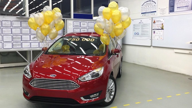 Завод Ford Sollers во Всеволожске выпустил 750 тыс. автомобилей