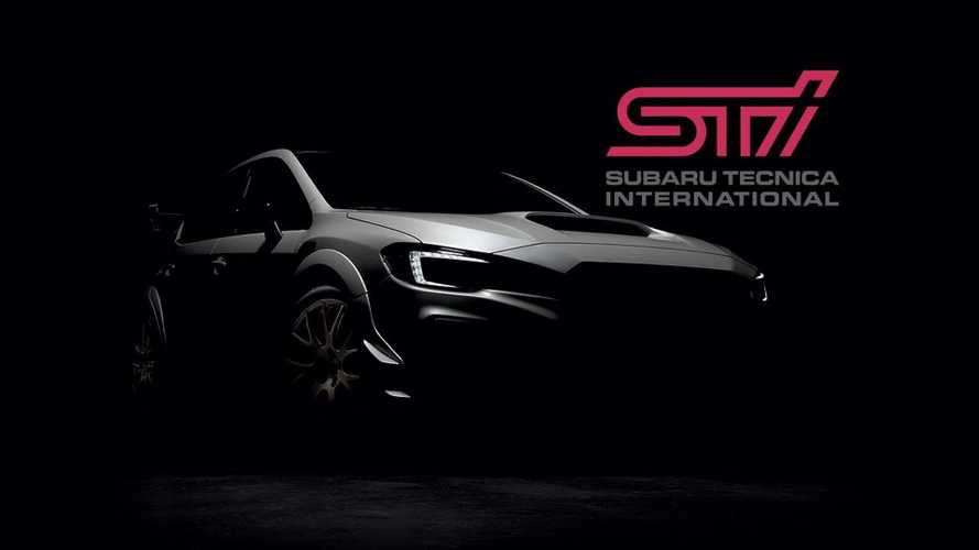 Subaru на тизере показала спецверсию Subaru WRX STI S209