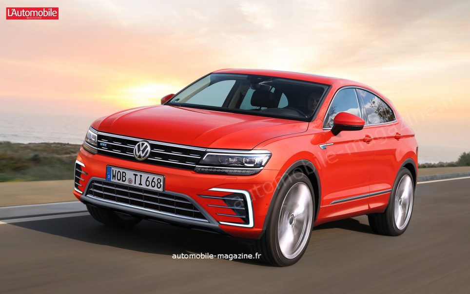 Volkswagen Tiguan в 2019 году получит купеобразную версию Coupe