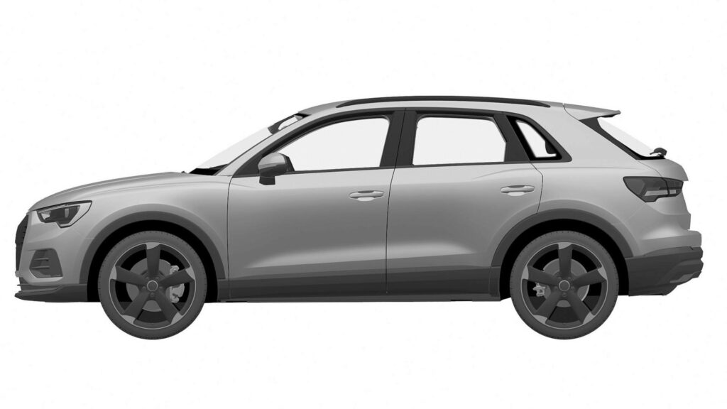 В Сети появились патентные изображения "заряженного" кроссовера Audi Q3‍