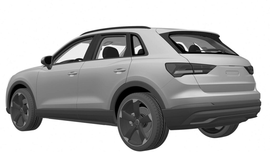 В Сети появились патентные изображения "заряженного" кроссовера Audi Q3‍
