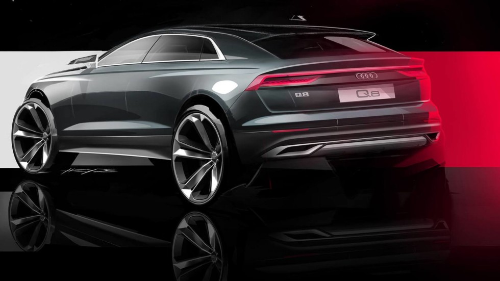 Audi на тизерах показала дизайн серийного кроссовера Audi Q8