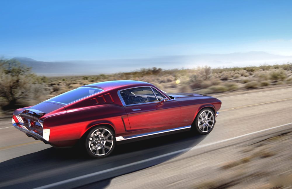 Старый Mustang 1967 года превратили в элитный электрокар