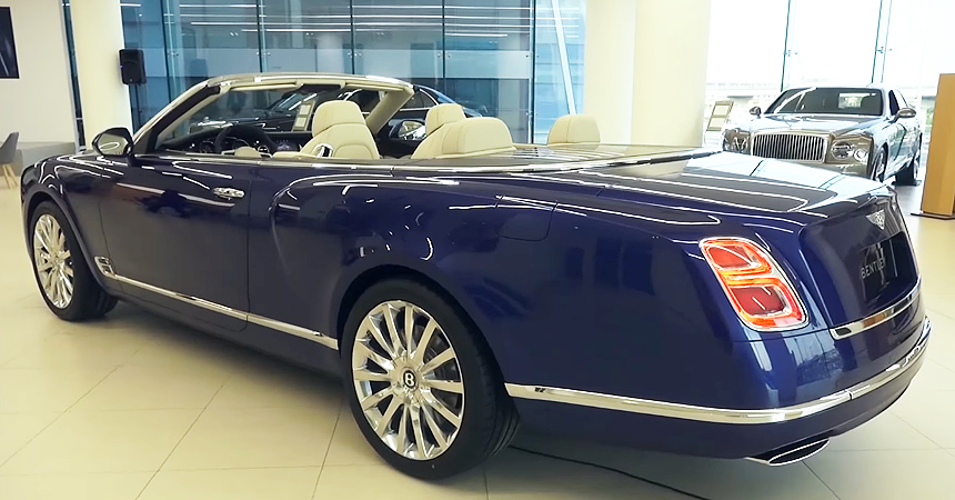 Новый Bentley Grand Convertible показали на фото с презентации в Дубае‍