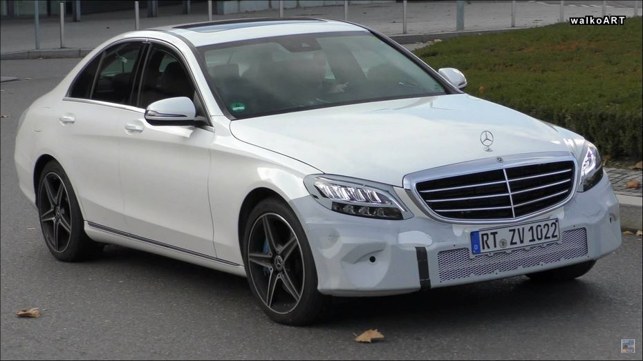 На тестах замечен новый Mercedes-Benz C-Class с гибридным мотором