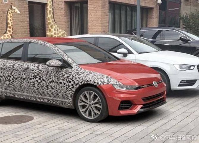 В Китае заметили новое поколение хэтчбека Volkswagen Golf GTI