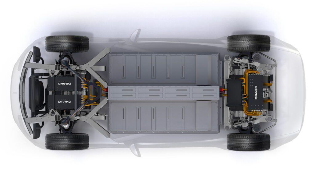 Представили 1200-сильный электрический суперкар Draco GTE