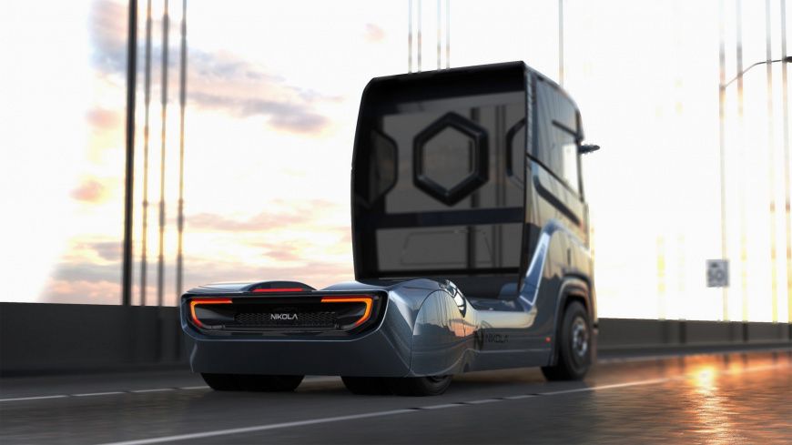Новую модель грузовика на водородной установке представила Nikola