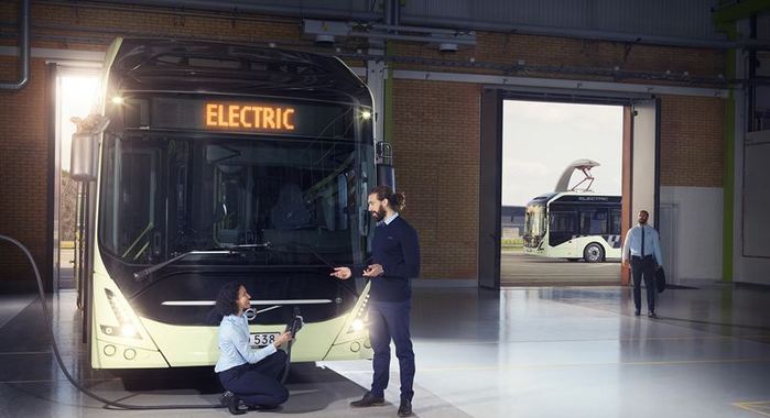 Представлен новый электрический автобус Volvo 7900 Electric