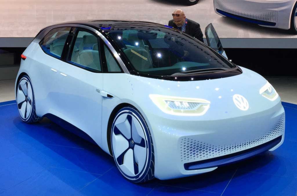 Volkswagen привез на ММАС концепт электрического хетчбэка I.D‍