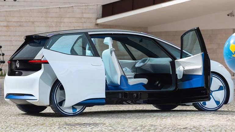 Volkswagen привез на ММАС концепт электрического хетчбэка I.D‍