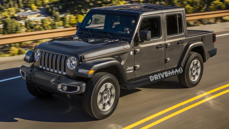 Jeep начнет продажи нового пикапа Jeep Wrangler в апреле 2019 года‍
