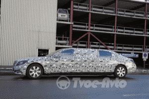 Фотошпионами замечен лимузин Mercedes S-Class Pullman