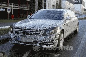 Фотошпионами замечен лимузин Mercedes S-Class Pullman
