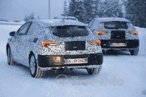 Opel Astra замечена на зимних тестах 