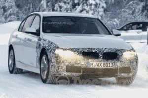 Гибридный BMW 3-Series Plug-in Hybrid был замечен фотошпионами во время дорожных испытаний