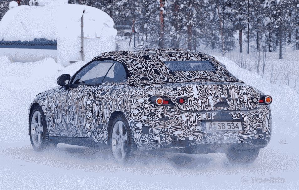 Прототип Mercedes-Benz C-Class Cabriolet замечен во время испытаний холодом в Швеции