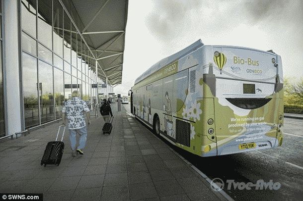 В Британии вышел на маршрут междугородний автобус на биометане