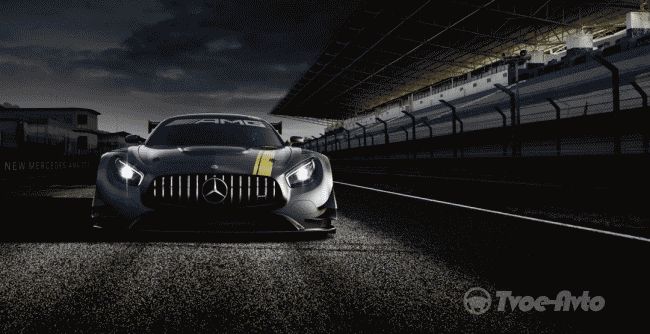 Mercedes опубликовал изображение гоночного суперкара AMG GT3