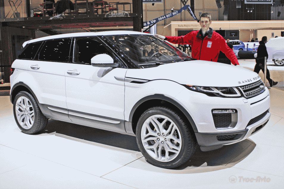 На автосалоне в Женеве представили обновленный Range Rover Evoque