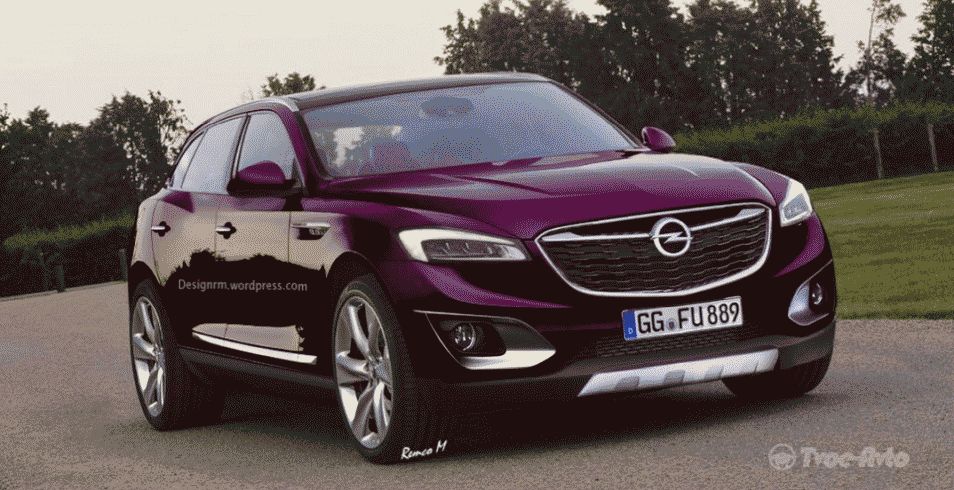 В сети опубликован первый рендер будущего кроссовера Opel