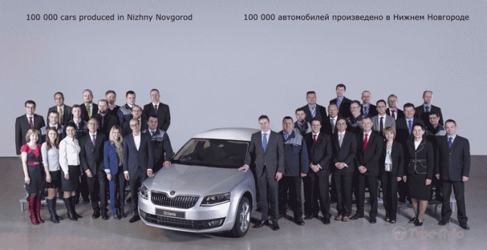 На заводе в Нижнем Новгороде собран 100 000-й автомобиль для Volkswagen Group Rus