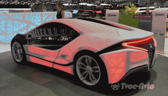 В Женеве показали автомобиль напечатаный на 3D принтере