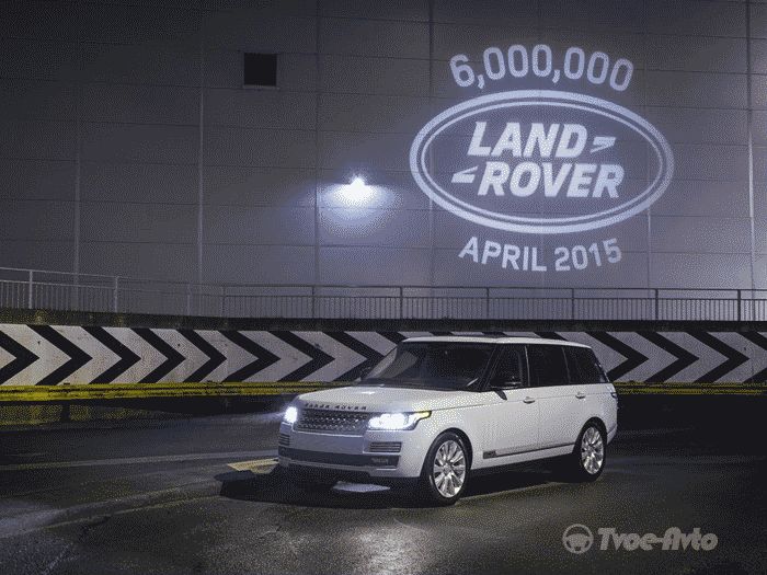 Land Rover выпустил юбилейный 6 000 000 - й внедорожник