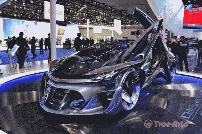 В Шанхае представлен робокар Chevrolet-FNR Concept