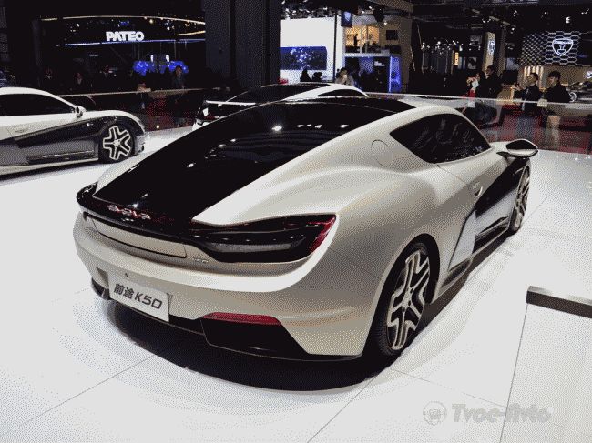 Первый китайский суперкар Qiantu K50 Event! представлен на автосалоне в Шанхае