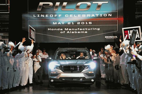 Серийное производство нового Honda Pilot запущено в Алабаме