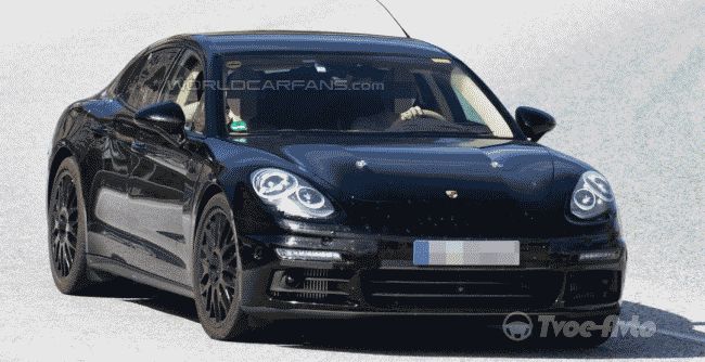 Porsche вывел на тесты версию Panamera S E-Hybrid 