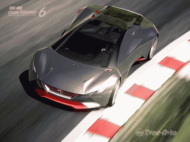 Peugeot представил виртуальный суперкар для Gran Turismo