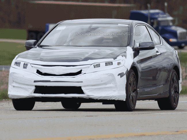 Обновленное купе Honda Accord отправили на тесты