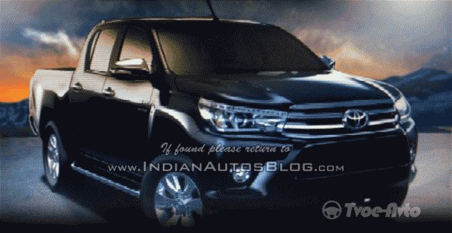 В сеть утекли официальные изображения нового пикапа Toyota Hilux