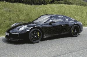 Обновленный Porsche 911 2016 тестируют без камуфляжа