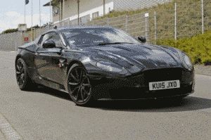 Aston Martin DB11 проходит тесты на Нюрбургринге