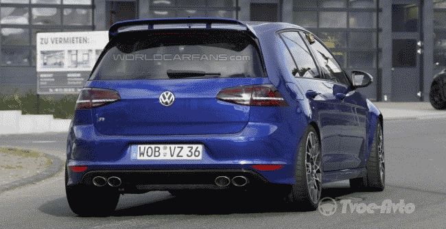 Volkswagen Golf R 420 снова на Нюрбургринге