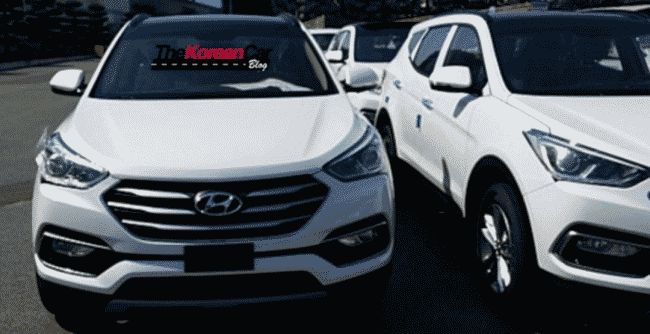 Внешность обновленного кроссовера Hyundai Santa Fe рассекречена в сети