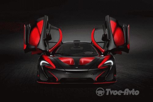 McLaren создал красно-чёрную версию P1
