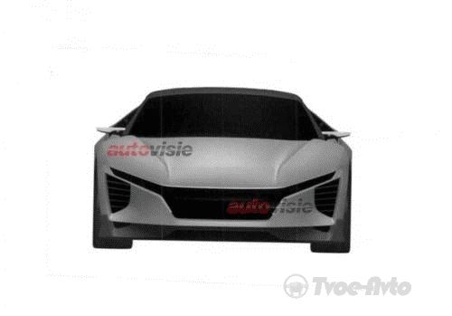 Патентные изображения нового спорткара Acura всплыли в сети